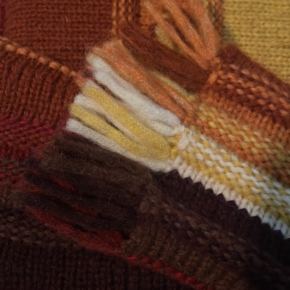NWT Golden Goose Color Blocked Frayed Jumper Sweater Mixed Alpaca Wool - Picture 9 of 16